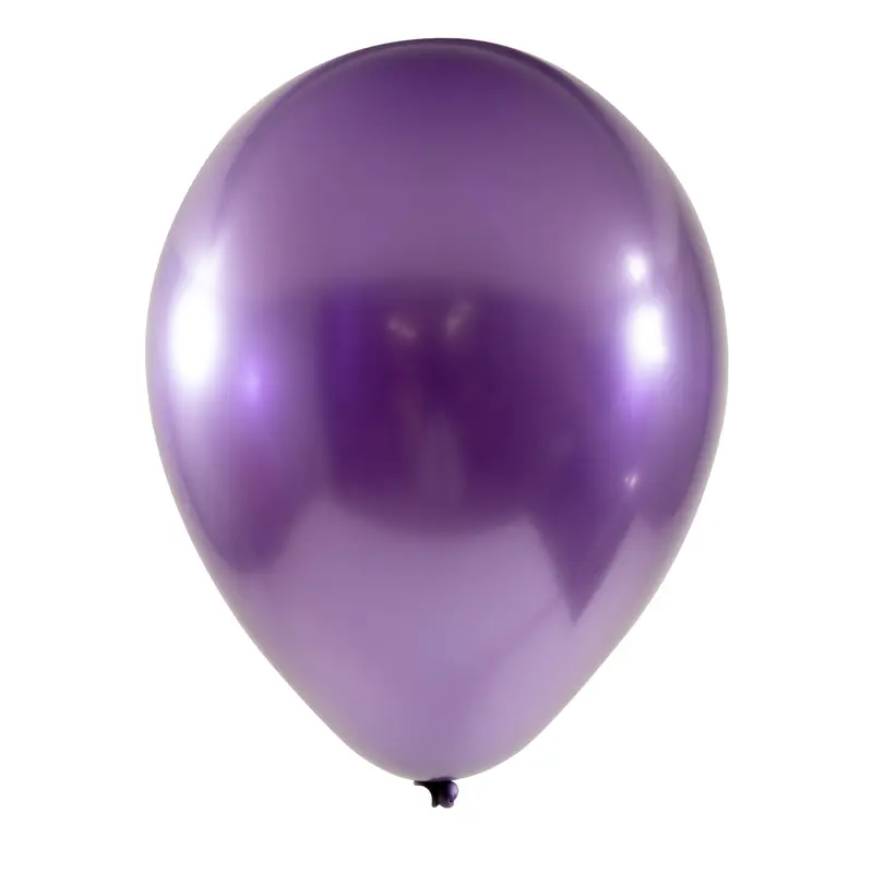 Chrome Latex Balloon 5 inch 50ct-Purple