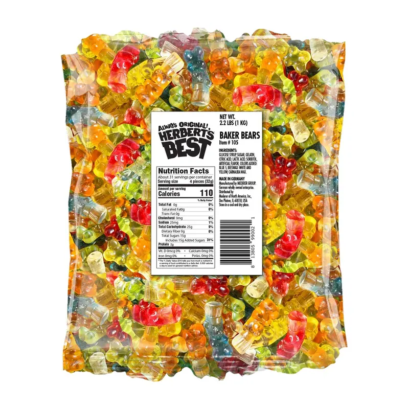 Efrutti Gummy Baker Bear | 2.2lb, Bag
