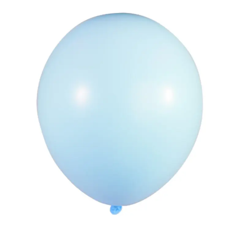 Macaron Latex Balloon 10 inch 100ct-Blue