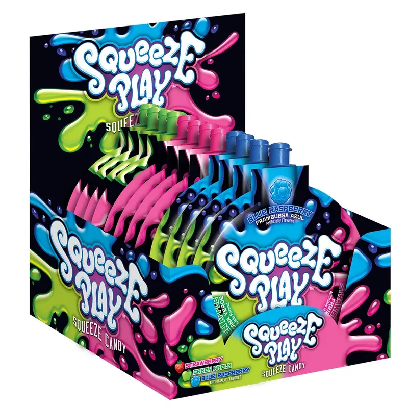 Squeeze Play Squeeze Candy 3-Flavor | 2.1oz, 12ct, Box