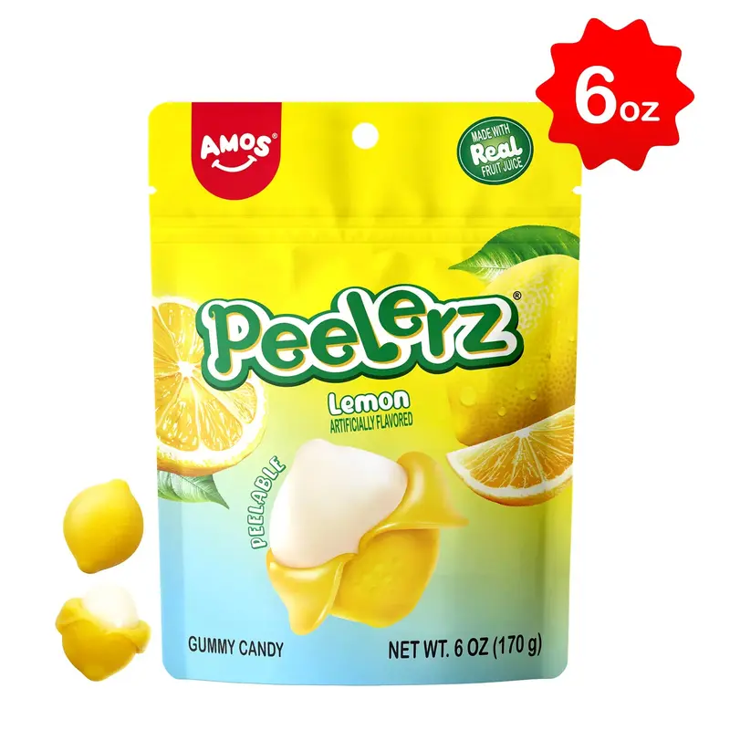 Amos Peelerz Gummy Lemon 6Z