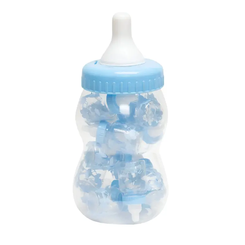 Baby Bottle Blue with 16 Small Bottles Inside 1CT
