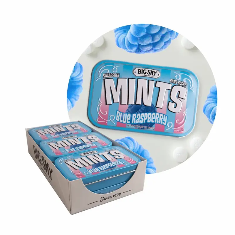 Big SKy Mint Blue Raspberry 6ct