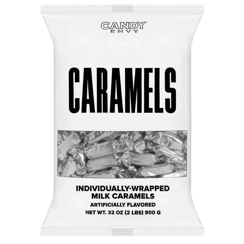 Candy Envy Caramel Foil Silver | 2lb, Bag