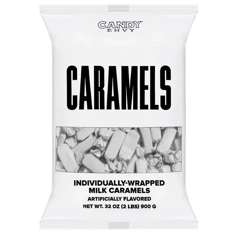 Candy Envy Caramel Foil White | 2lb, Bag