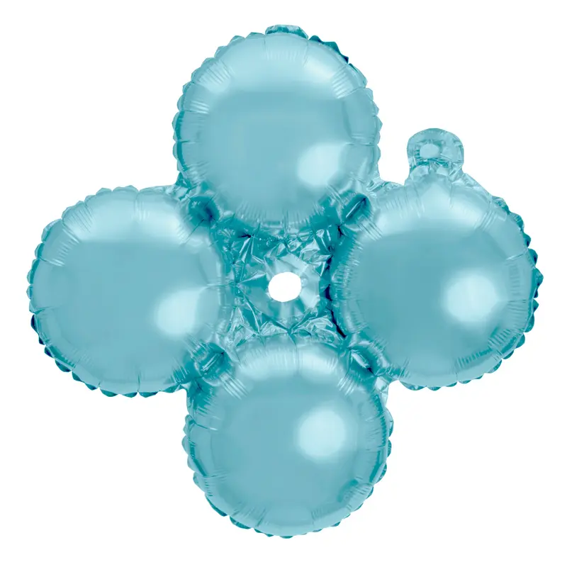 Quad Mylar 16" Balloon 5ct Blue | Bag