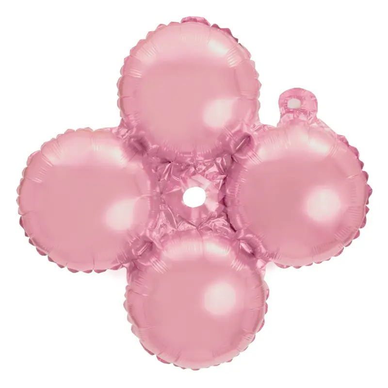 Quad Mylar 16" Balloon 5ct Pink | Bag
