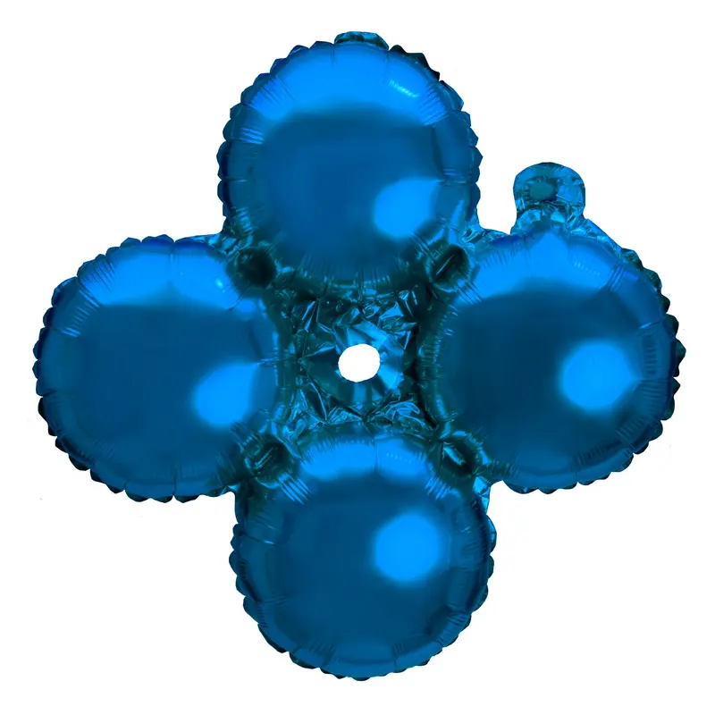 Quad Mylar 16" Balloon 5ct Royal Blue | Bag