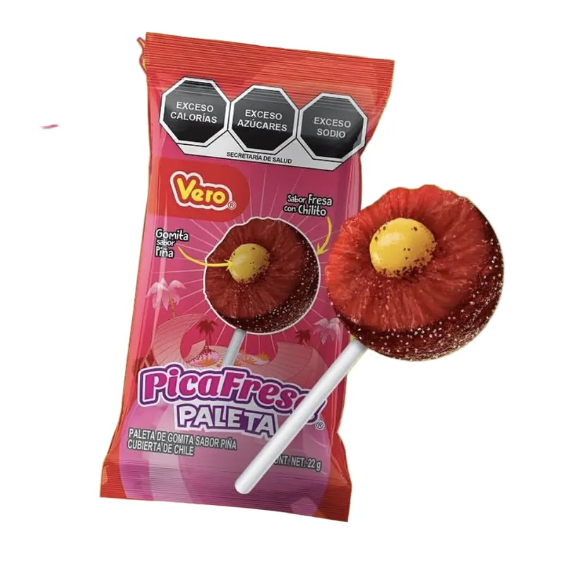 Vero Paleta Pica Fresa 12ct