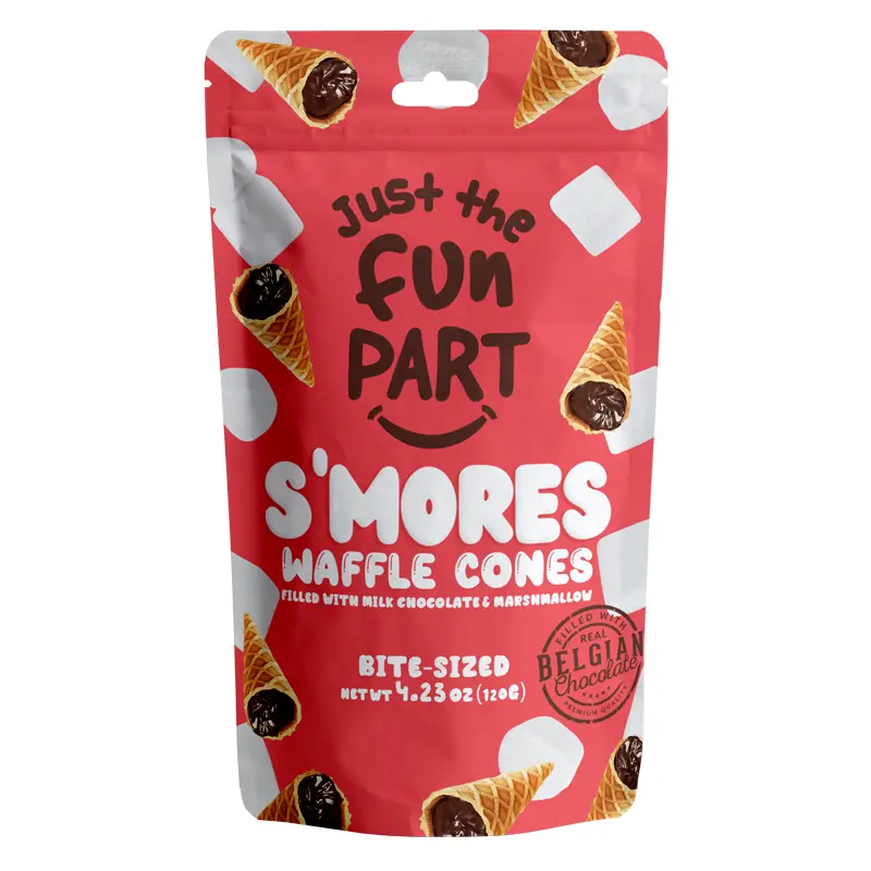 Waffle Mini Cone Filled Smores Marshmallow 4.23oz