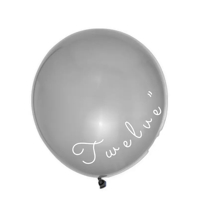 Balloons Latex (12") Silver | 12ct, Bag
