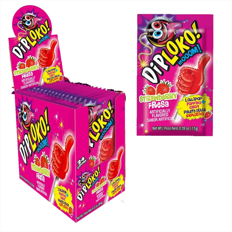 DipLoko! Boom Strawberry | 24ct, Box