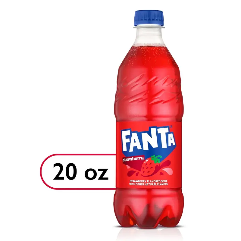 Fanta Strawberry Plastic  | 20oz, Bottle