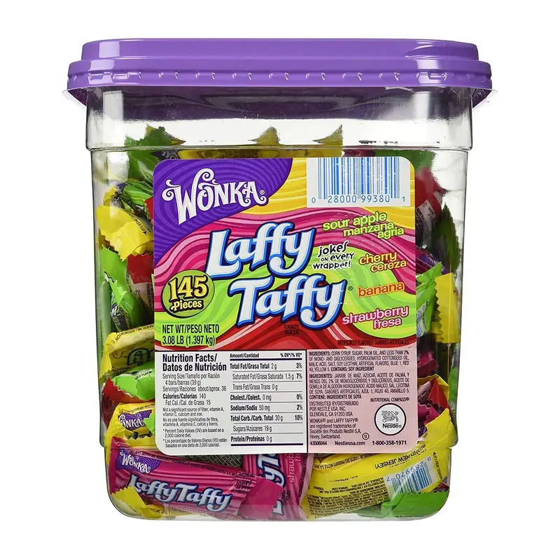 Ferrara Laffy Taffy Assorted | 145ct, Jar