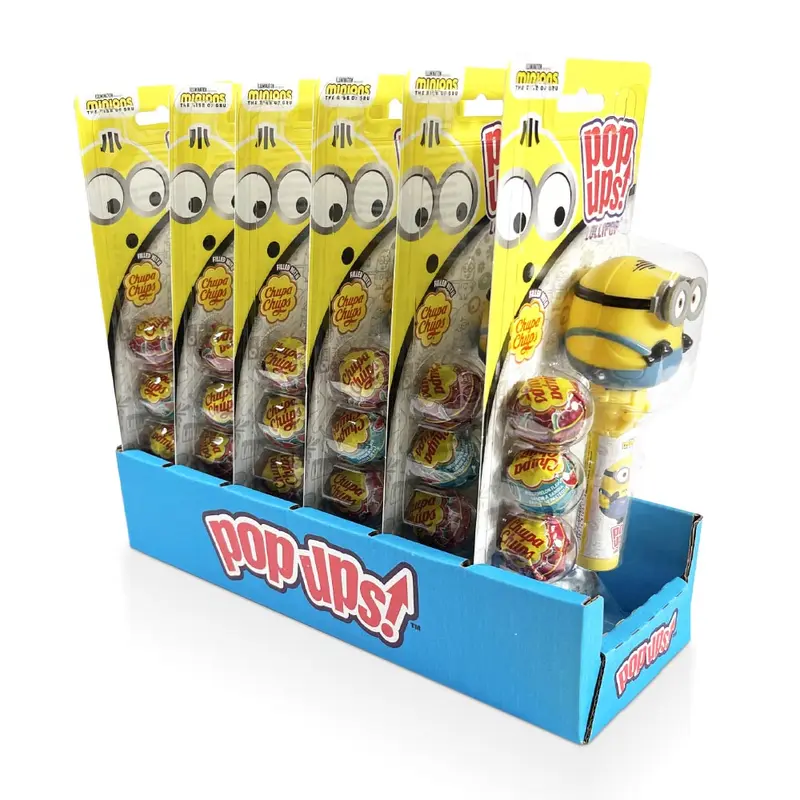 Flix Candy Pop Up Minions Blister Card | 1.26oz, 6ct, Box