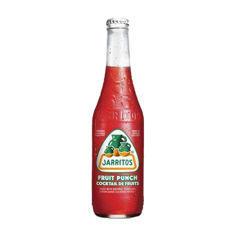 Jarritos Fruit Punch Glass  | 12.5oz, Bottle