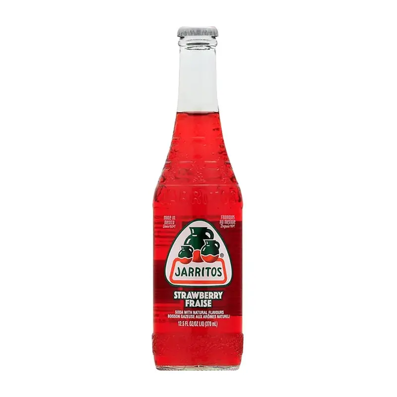 Jarritos Strawberry Glass  | 12.5oz, Bottle