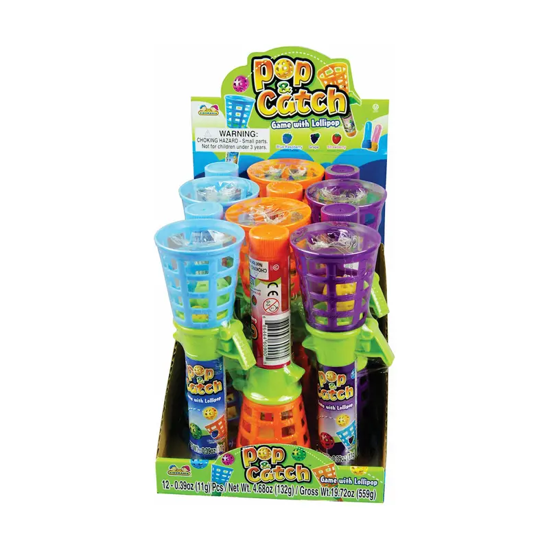 Kidsmania Pop Catch Lollipop | 12ct, Box