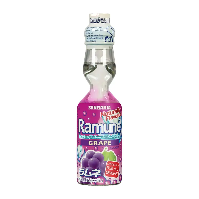 Ramune Grape Soda | 6.76oz, 18ct, Case