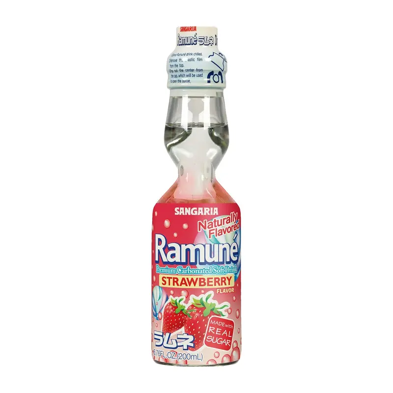 Ramune Strawberry | 6.76oz, 18ct, Case