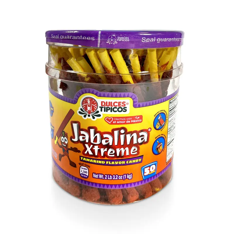 Tipicos Jabalina Xtreme Tamarind Flavor Candy | 2.2lb, 55ct, Tub