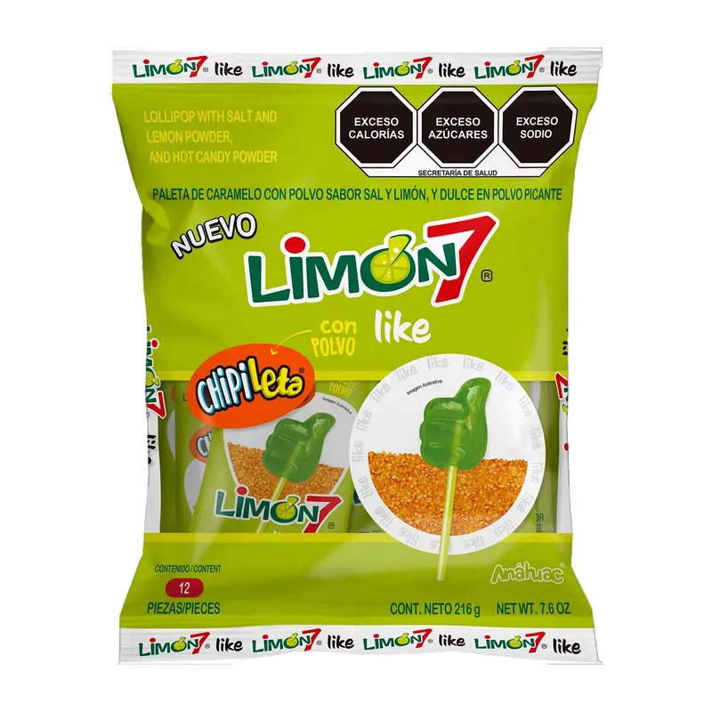 Anhuac Limon 7 Chipileta | 12ct, Bag
