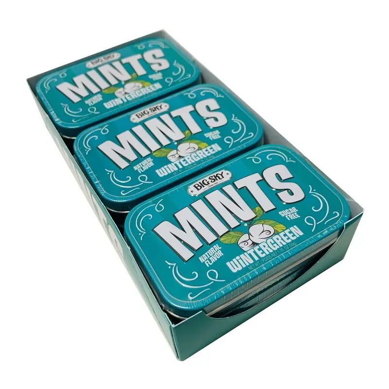 Big Sky Mints Wintergreen Tin, Sugar Free | 6ct, Box