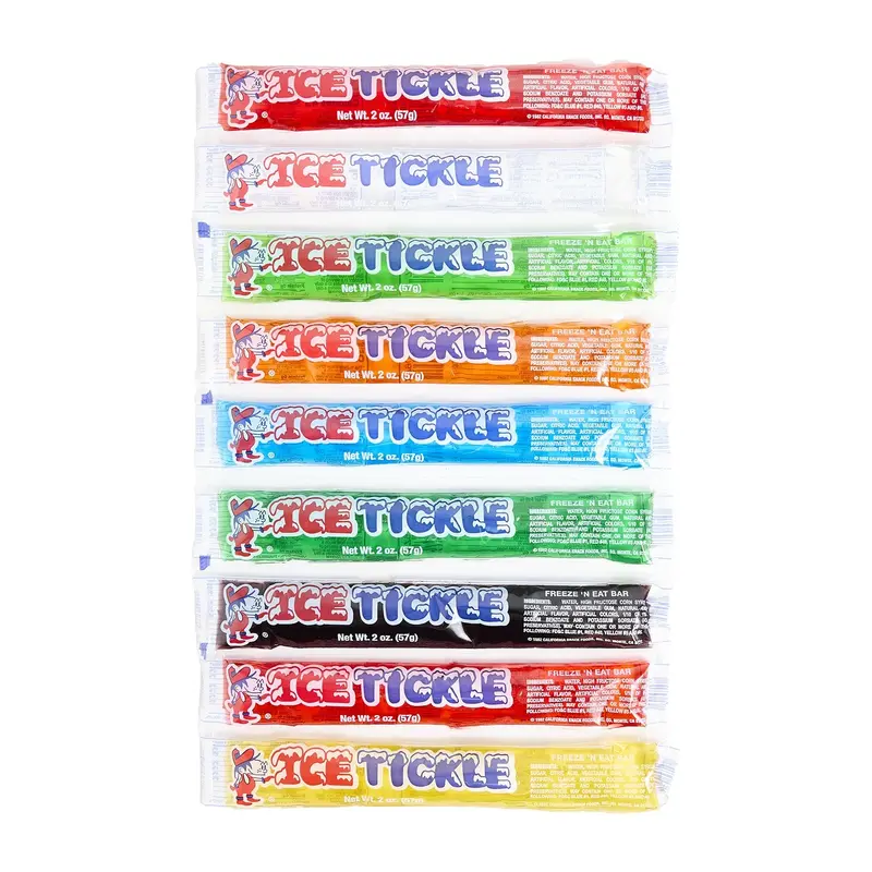 California Snack Foods Ice Tickles Assorted Flavors | 7oz, 36ct, Case
