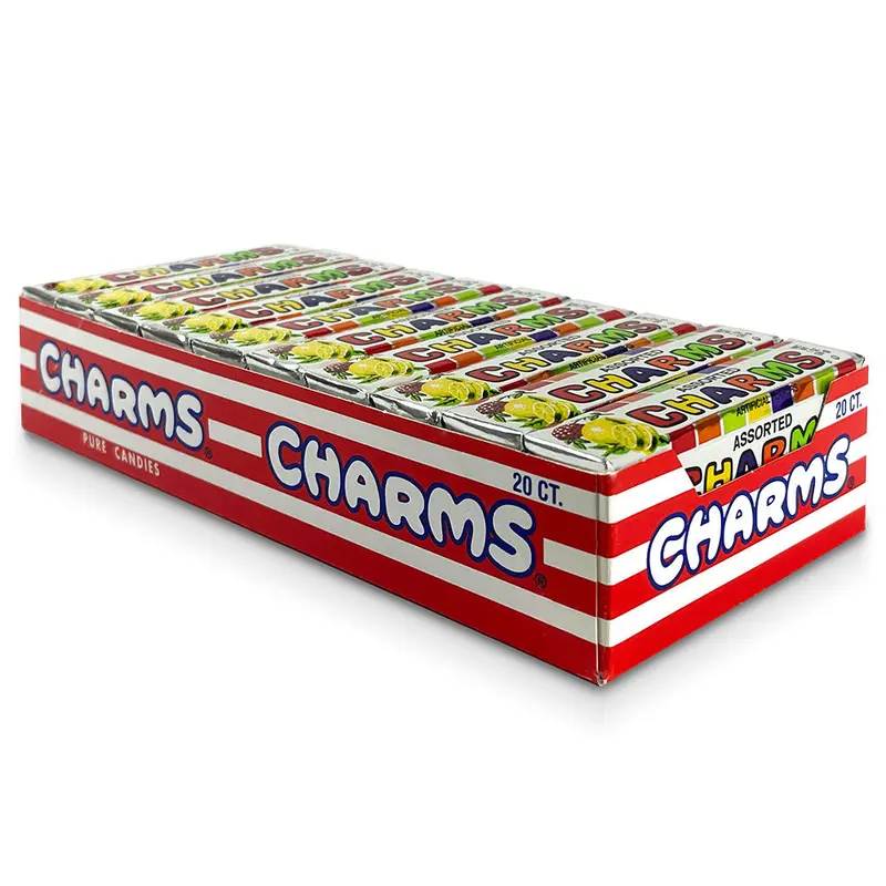 Charms Assorted Fruit Flavors Squares | 1oz, 20ct, Box