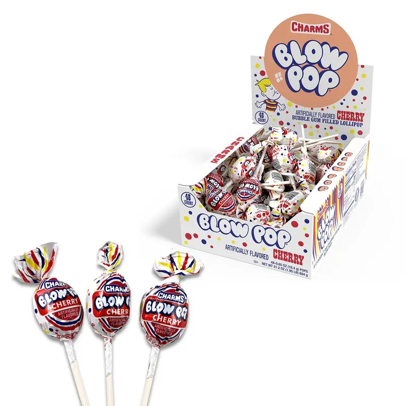 Charms Blow Pop Cherry | 48ct, Box