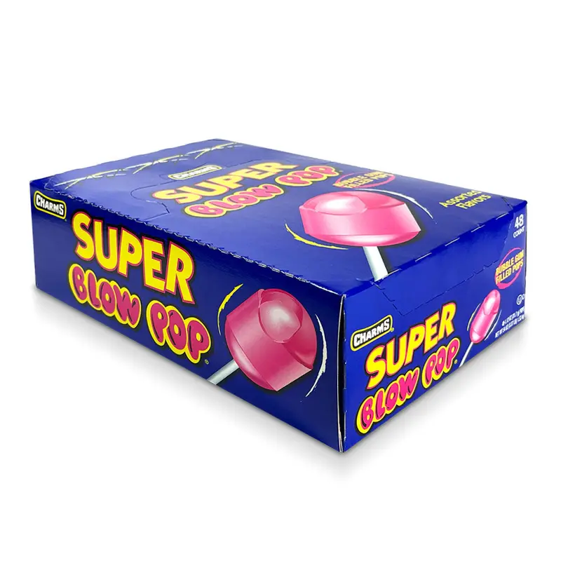 Charms Super Blow Pop Assorted | 48ct, Box