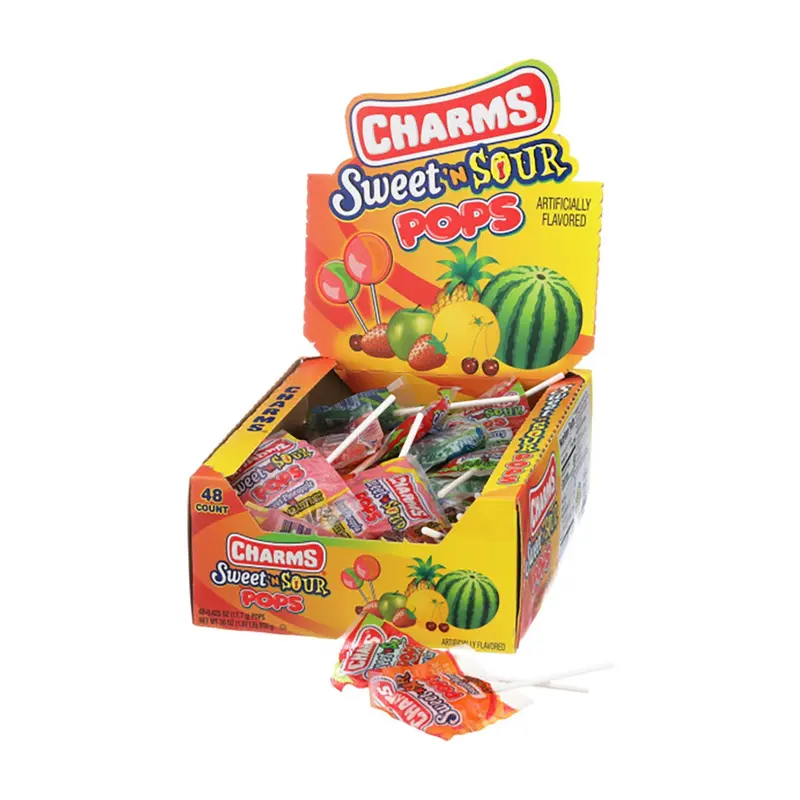 Charms Sweet Pops Sweet'N Sour Pop | 48ct, Box