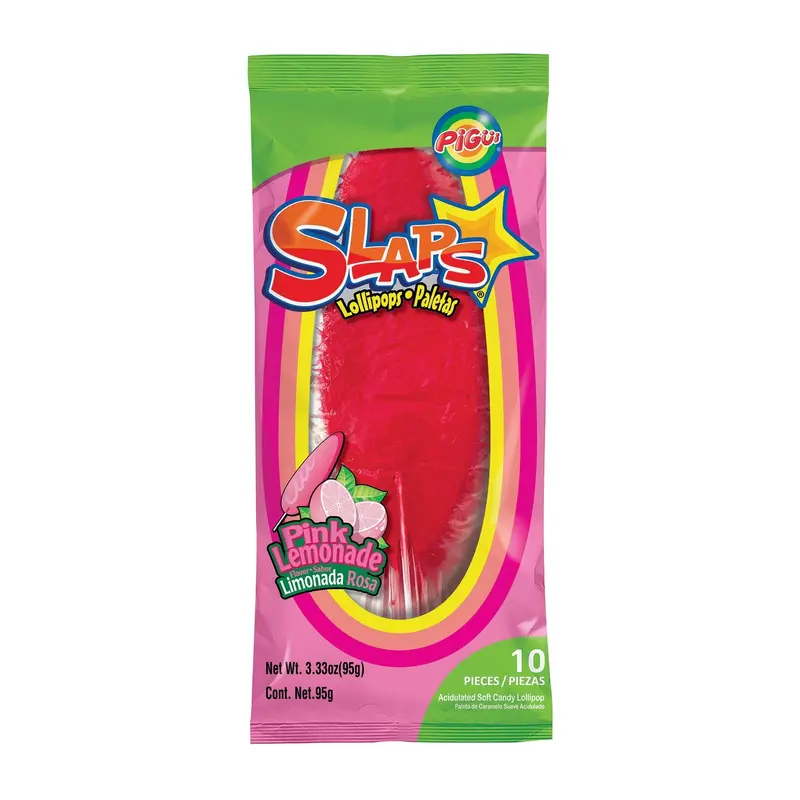 Dulces Pigui Cachetada Pink Lemonade | 10ct, Bag