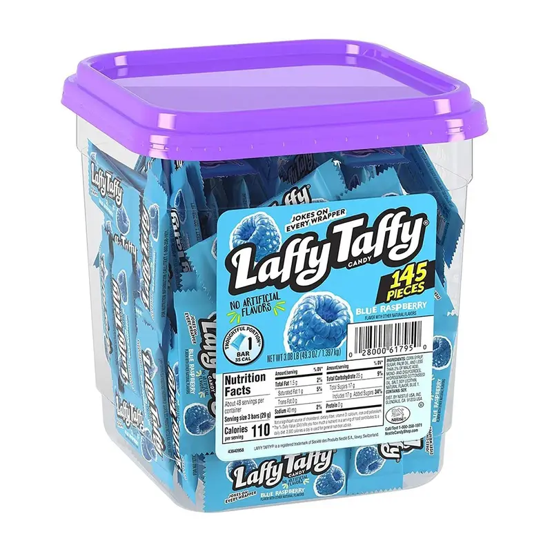 Ferrara Laffy Taffy Blue Raspberry | 145ct, Jar
