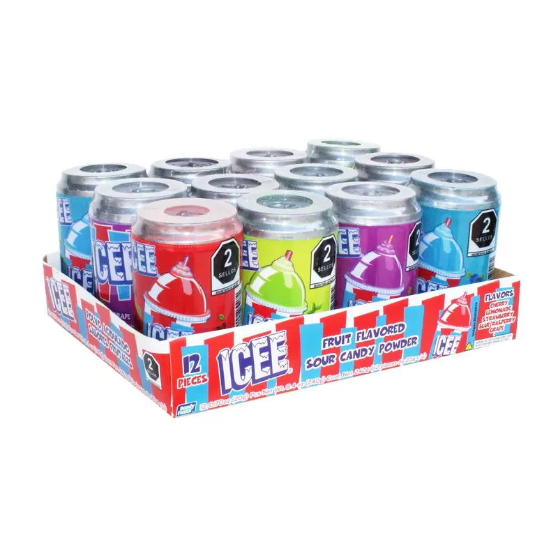 Icee Sour Candy Powder | 12ct, Box