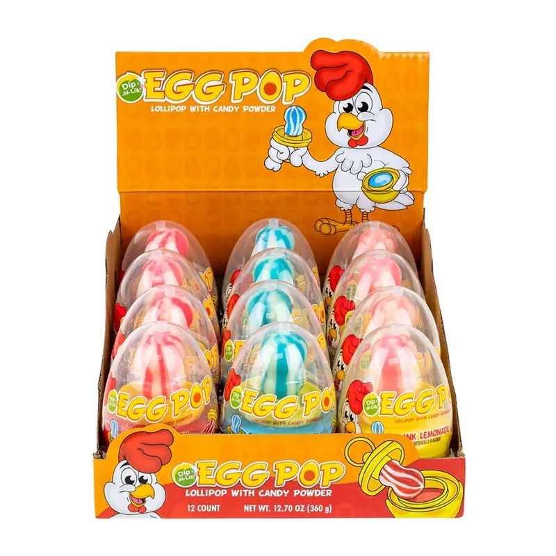 Koko's Egg Pop Dip-N-Lik | 12ct, Box