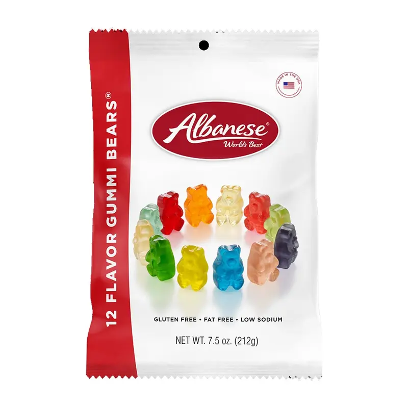 Albanese 12-Flavor Gummy Bears | 7.5oz, 12ct, Case