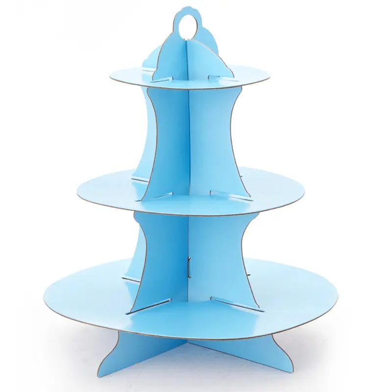 Cupcake Stand Blue 3-Tier | Bag