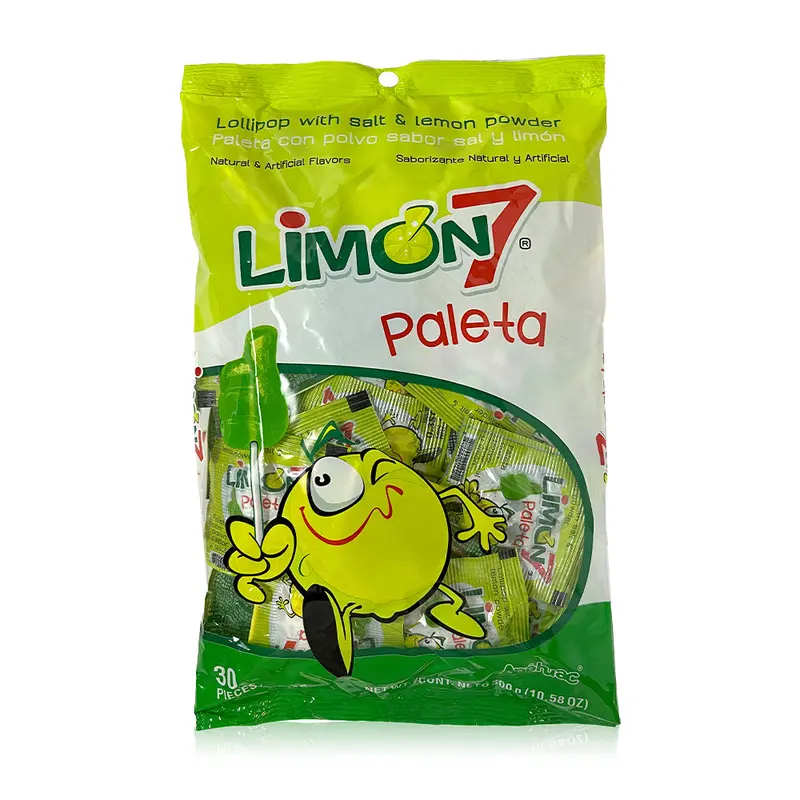 Dulces Anhuac Limon7 Paleta | 30ct, Bag