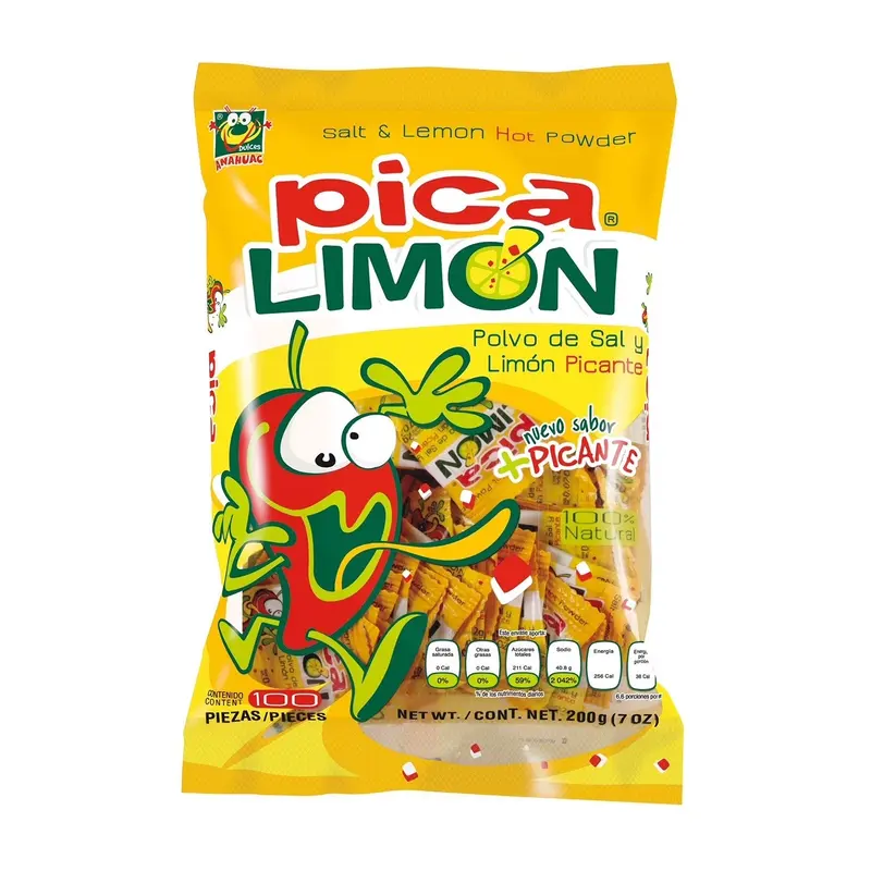 Dulces Anhuac Pica Limon | 100ct, Bag