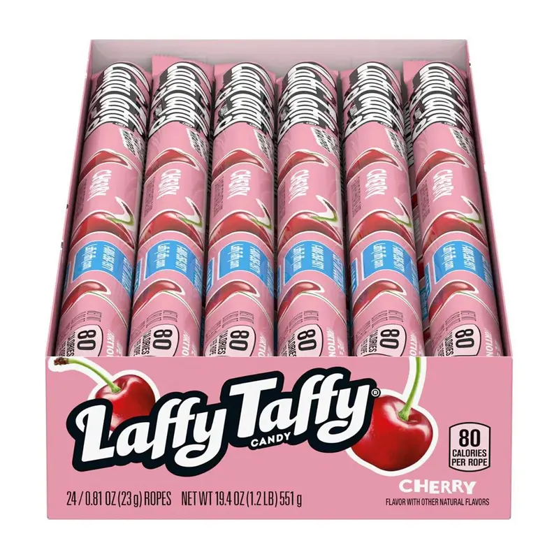 Ferrara Laffy Taffy Rope Cherry | 24ct, Box
