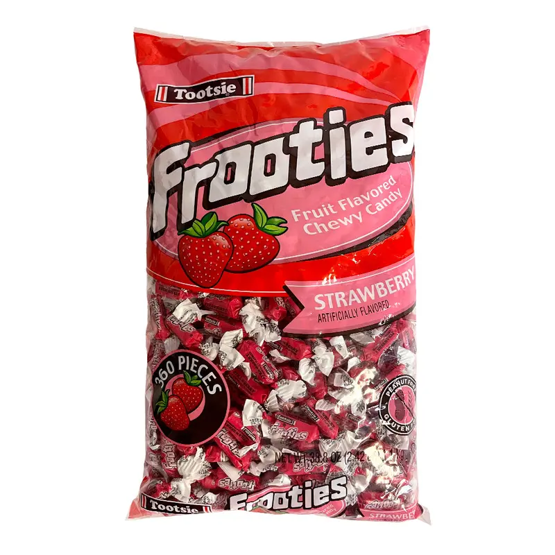 Frooties Strawberry Chewy Candy | 360ct, Bag
