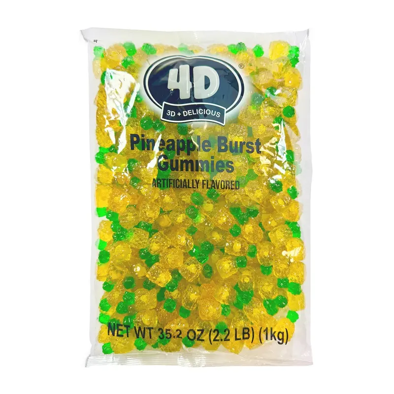 Hilco 4D Gummy Pineapple Bag | 2.2lb, Bag