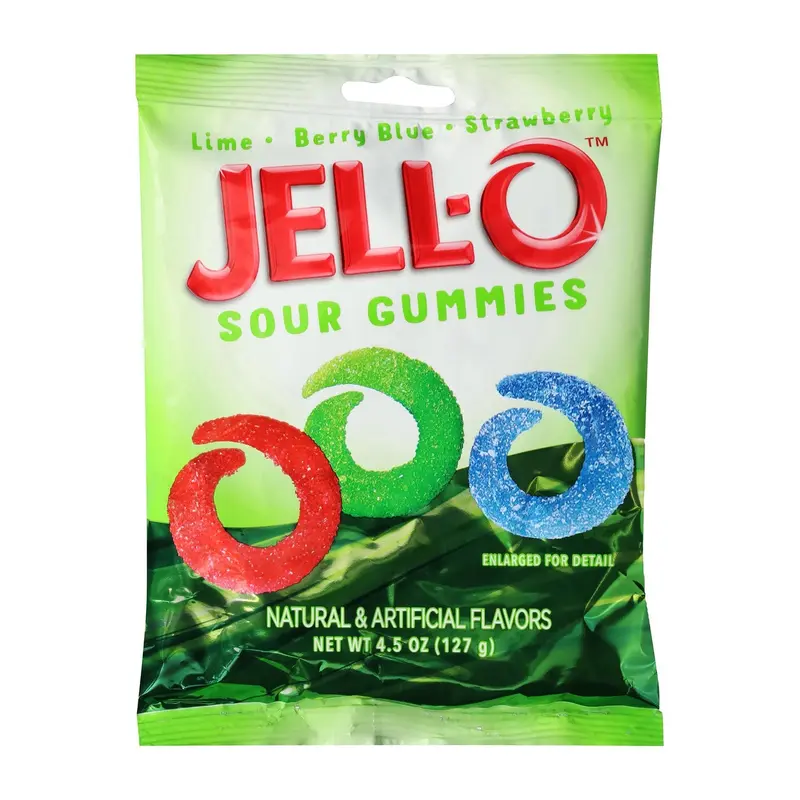 Jell-O Gummies Sour | 12ct, Case
