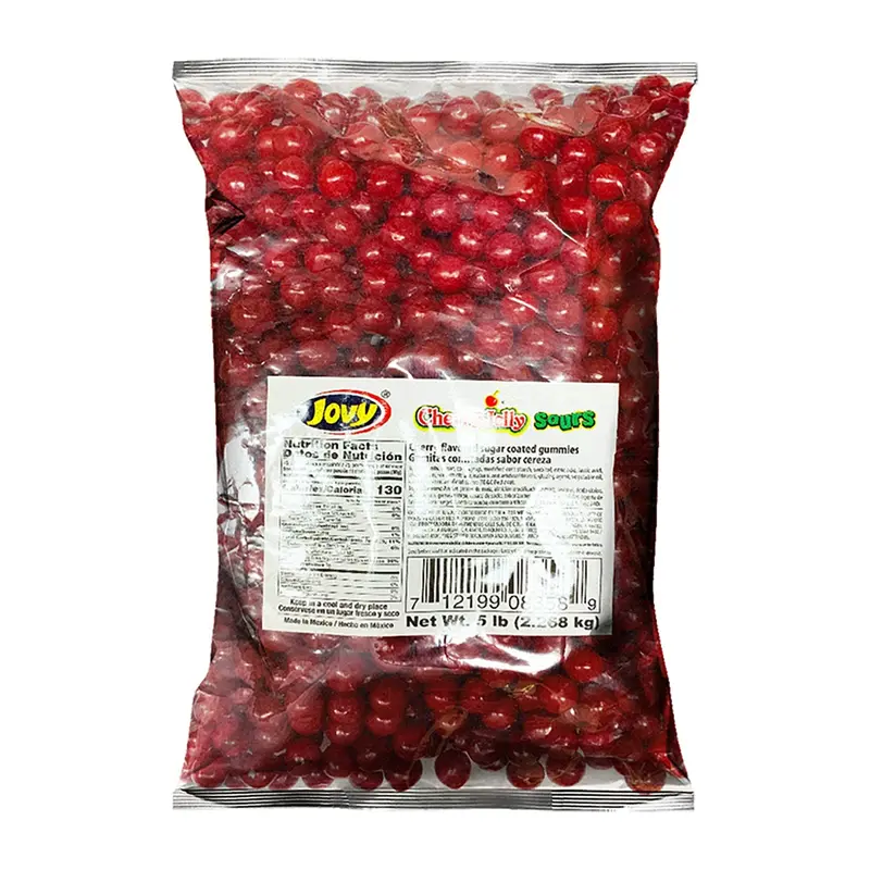 Jovy Cherry Jelly Sours | 5lb, Bag