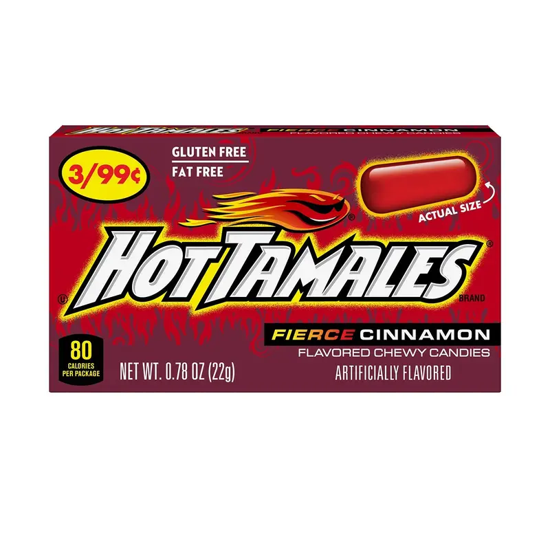 Just Born Hot Tamales Fierce Cinnamon | 24ct, Box