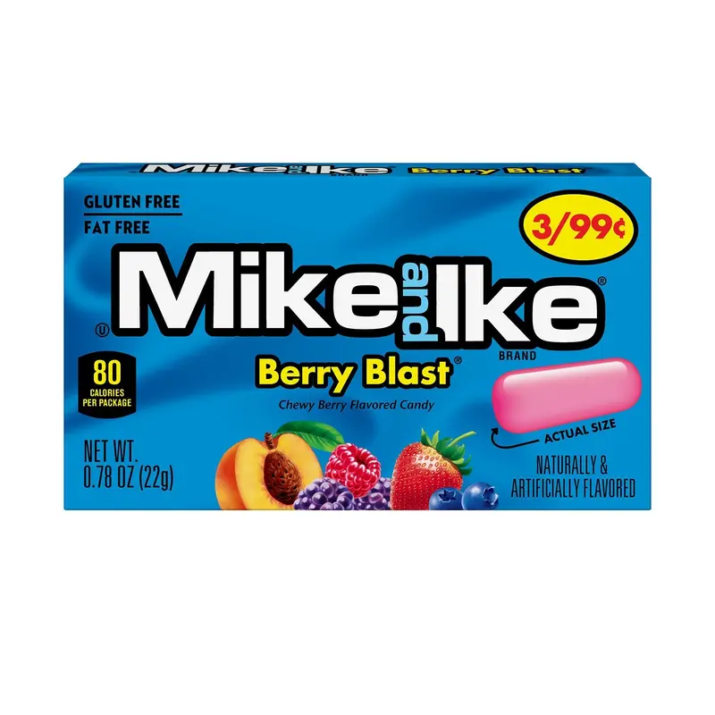 Just Born Mike & Ike Berry Blast | 24ct, Box