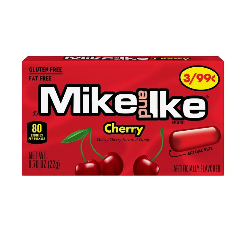 Just Born Mike & Ike Cherry | 24ct, Box