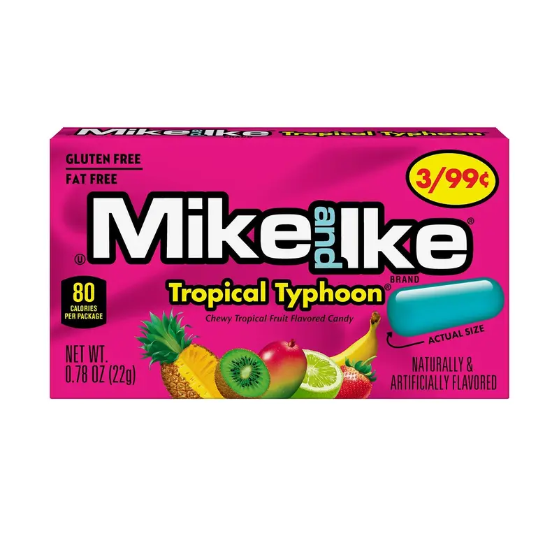 Just Born Mike & Ike Tropical Typhoon | 24ct, Box