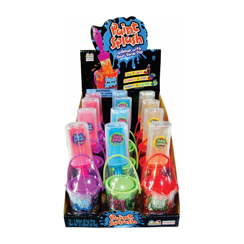 Kidsmania Paint Splash Sour Syrup | 12ct, Box